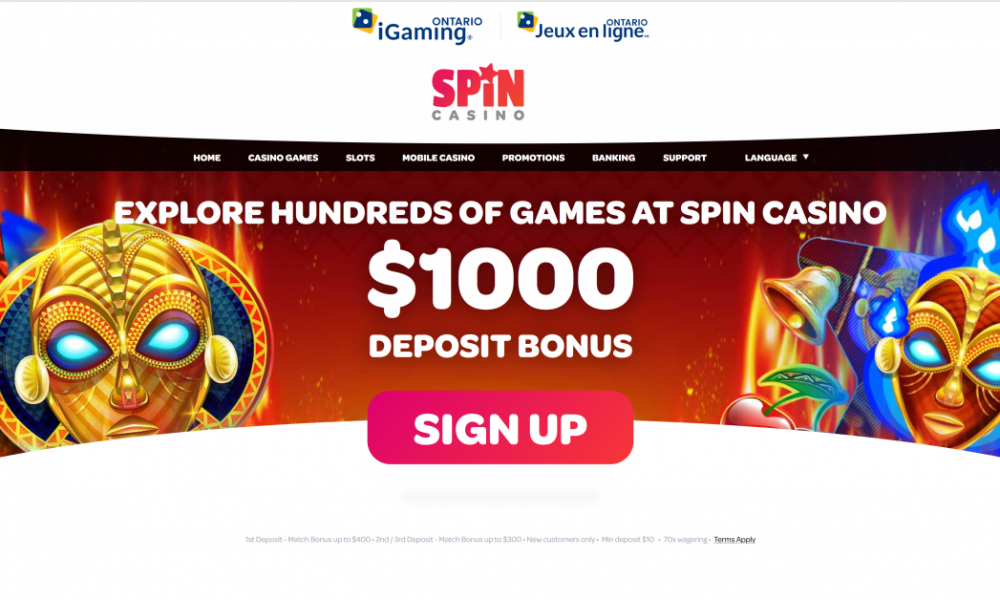 spin casino games bonuse