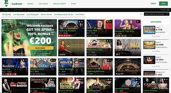 Luckster Casino Bonusar