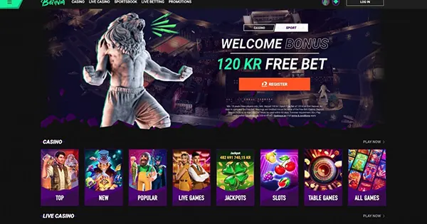 Live casino bord